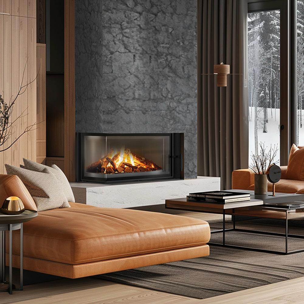 Beépített kandalló 1