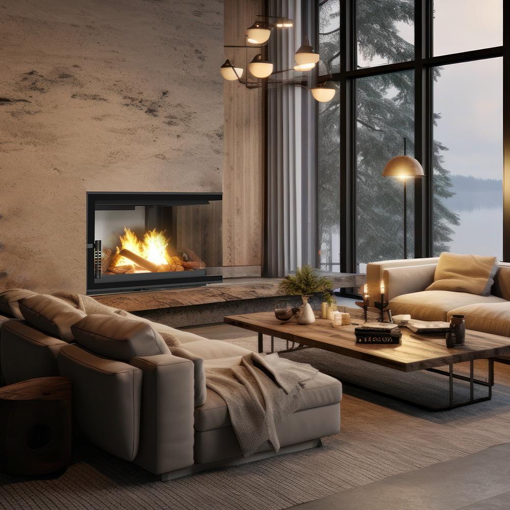 Beépített kandalló 2