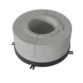 HŐTÁROLÓ BETON GYŰRŰ REN/M KÁLYHÁKHOZ 4DB 2 RÉTEGŰ 150Ø