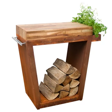 ARTISS TRAPÉZ ASZTAL 80X45X91CM CORTEN 
