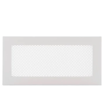 FÉM LAPOSCSATORNA SZELLŐZŐ FEHÉR 200x90 MM 