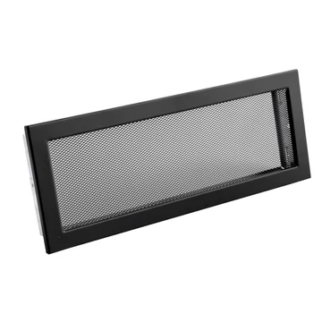 EGYSZERŰ HÁLÓS SZELLŐZŐRÁCS 450x170 FEKETE
