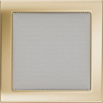GOLD KANDALLÓ SZELLŐZŐRÁCS 22x22cm