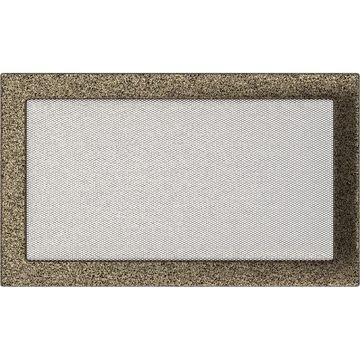 EGYSZERŰ SZELLŐZŐRÁCS FEKETE-ARANY 22X37cm