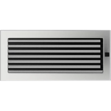 EGYSZERŰ SZELLŐZŐRÁCS INOX 17X37cm ZSALUS