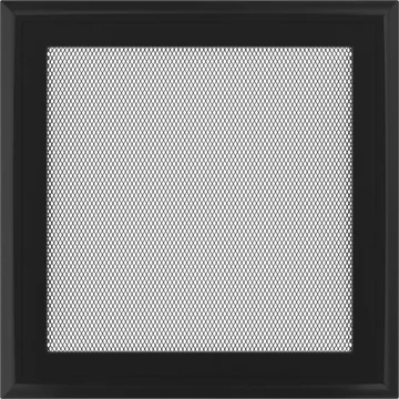 OSKAR SZELLŐZŐRÁCS FEKETE 22X22cm