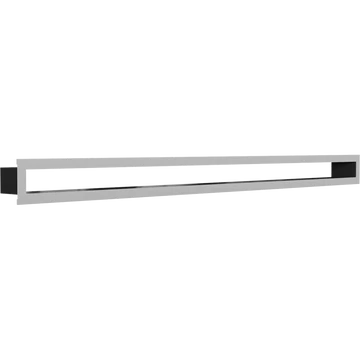 MINIMAL INOX KANDALLÓ SZELLŐZŐRÁCS 6x100cm /HÁTFAL NÉLKÜL/