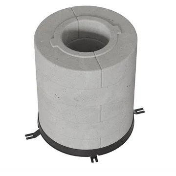 HŐTÁROLÓ BETON GYŰRŰ TORA/L KÁLYHÁKHOZ 10DB 5 RÉTEGŰ 150Ø