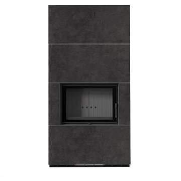 KRATKI FLOKI BOX 8 kW FOKOS GRAFIT KANDALLÓ KŐ BURKOLATTAL FEKETE BELSŐVEL