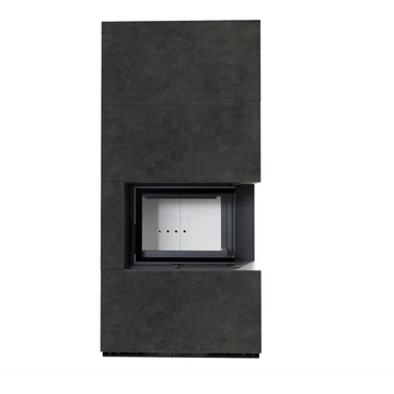 KRATKI FLOKI BOX 8 kW FOKOS GRAFIT KANDALLÓ KŐ BURKOLATTAL JOBBOS