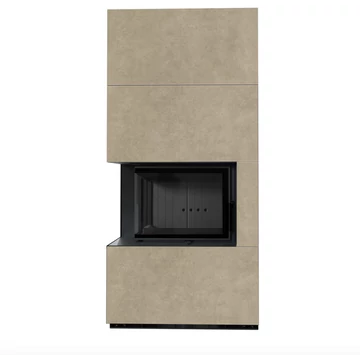 KRATKI FLOKI BOX 8 kW FOKOS RENA KANDALLÓ KŐ BURKOLATTAL BALOS FEKETE BELSŐVEL