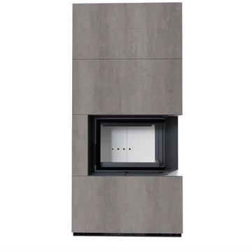 KRATKI FLOKI BOX 8 kW NATURALI GRIGIA KANDALLÓ KŐ BURKOLATTAL JOBBOS