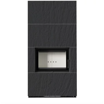 KRATKI FLOKI BOX 8 kW NATURALI NERO KANDALLÓ KŐ BURKOLATTAL 