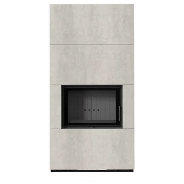 KRATKI FLOKI BOX 8 kW NATURALI PERLA KANDALLÓ KŐ BURKOLATTAL FEKETE BELSŐVEL