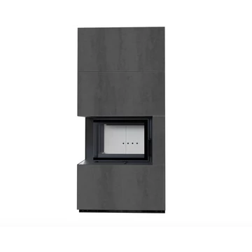 KRATKI FLOKI BOX 8 kW NATURALI PIETRA KANDALLÓ KŐ BURKOLATTAL BALOS