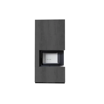 KRATKI FLOKI BOX 8 kW NATURALI PIETRA KANDALLÓ KŐ BURKOLATTAL JOBBOS