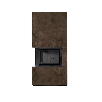 KRATKI FLOKI BOX 8 kW OXIDE MORO KANDALLÓ KŐ BURKOLATTAL BALOS FEKETE BELSŐVEL