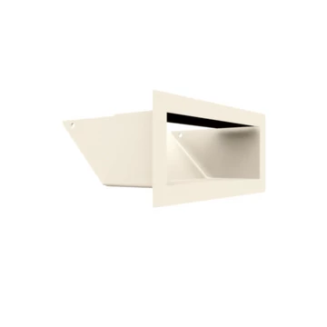 MINIMAL SZELLŐZŐRÁCS KRÉM  9x20cm  HÁTFALLAL