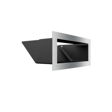 MINIMAL SZELLŐZŐRÁCS INOX 9x20cm  HÁTFALLAL SF