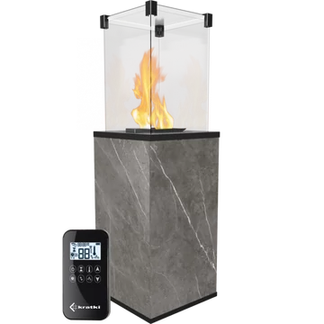 PATIO MINI TERASZMELEGÍTŐ Naturali Pietra Grey KŐ ELŐLAPPAL TÁVIRÁNYÍTÓVAL