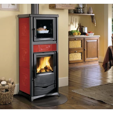 LA NORDICA TERMOROSSELLA PLUS FORNO DSA 4.0 VÍZTERES KÁLYHA BORDEAUX