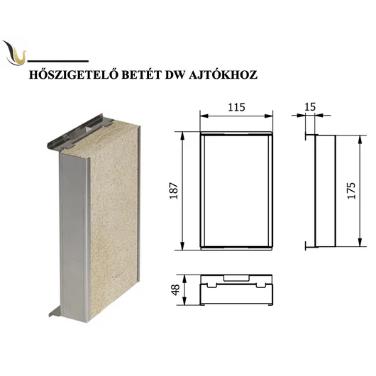 HŐSZIGETELŐ BETÉT DW AJTÓKHOZ