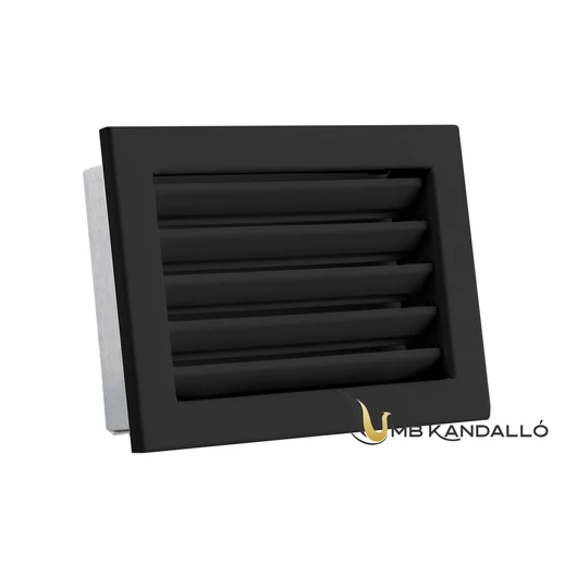 FIX ZSALUS SZELLŐZŐRÁCS 200x145 FEKETE
