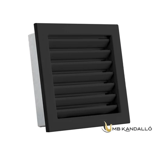 FIX ZSALUS SZELLŐZŐRÁCS 220x220 FEKETE