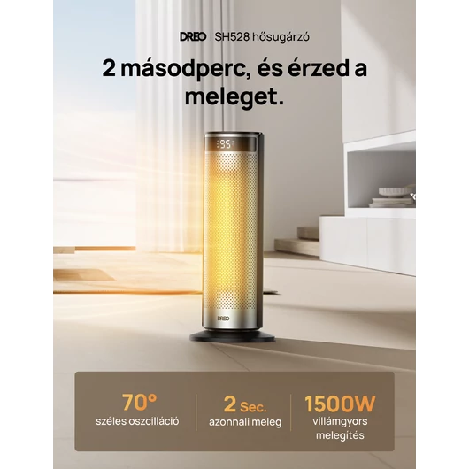 DREO SOLARIS SH628 HŐSUGÁRZÓ