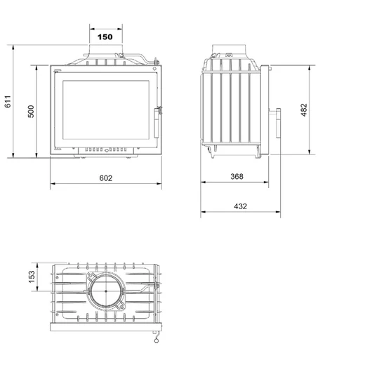 ILDNord BERGEN 8 kW KANDALLÓBETÉT