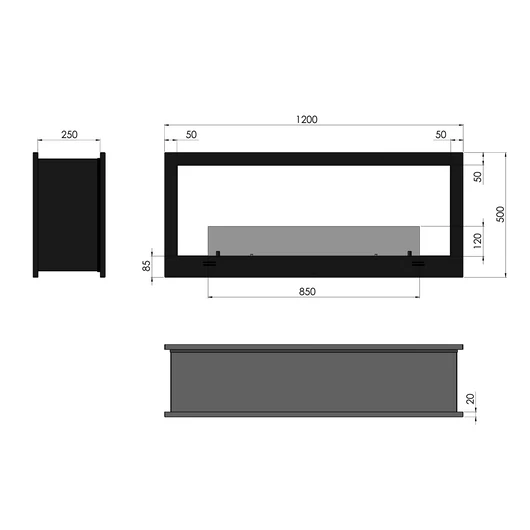INFIRE 2SIDE 1200 SLIM 