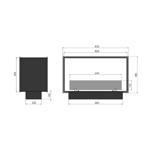 INFIRE 2SIDE 800 SLIM 