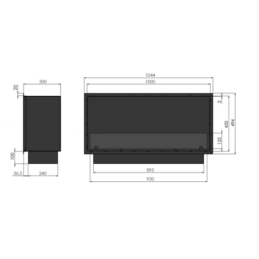 INFIRE INSIDE BLACK 1000  