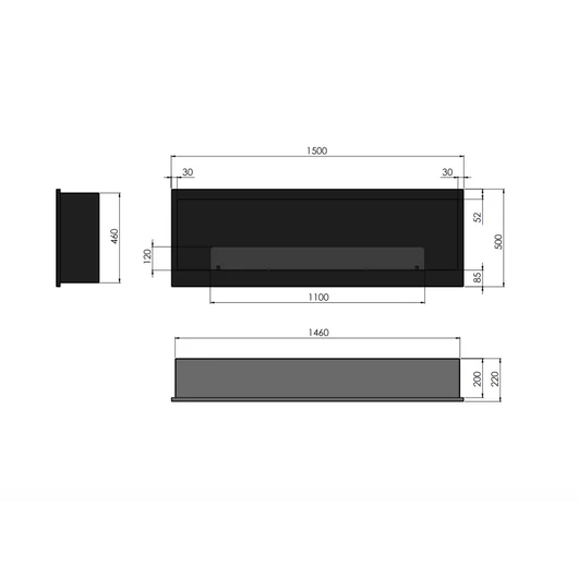INFIRE INSIDE BLACK 1500  