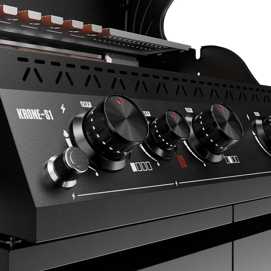 KÖLER KRONE S1 BLACK GÁZGRILL 