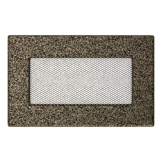 EGYSZERŰ SZELLŐZŐRÁCS FEKETE-ARANY 11x17cm