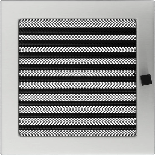 EGYSZERŰ SZELLŐZŐRÁCS INOX 22X22cm ZSALUS