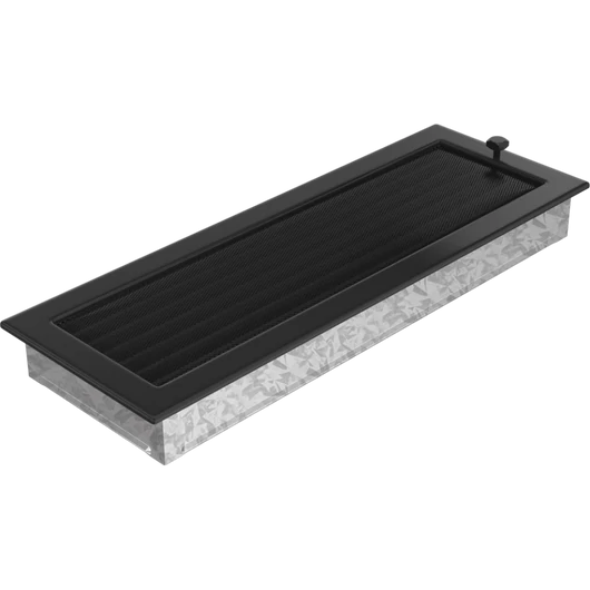 EGYSZERŰ SZELLŐZŐRÁCS FEKETE 17X49cm ZSALUS