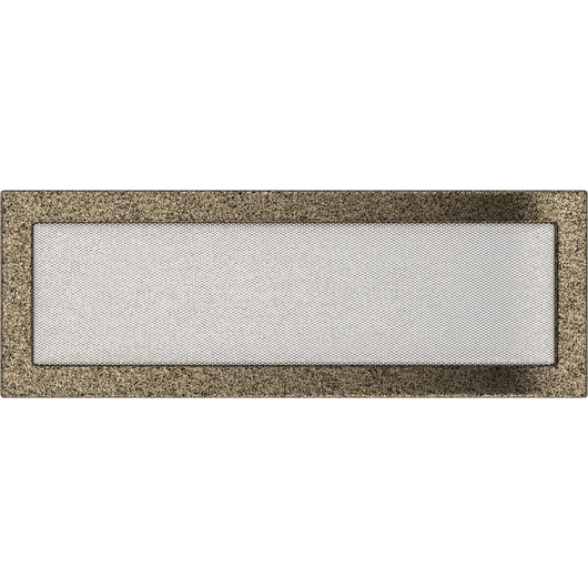 EGYSZERŰ SZELLŐZŐRÁCS FEKETE-ARANY 17X49cm