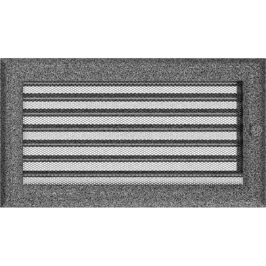 OSKAR SZELLŐZŐRÁCS FEKETE-EZÜST 17X30cm ZSALUS