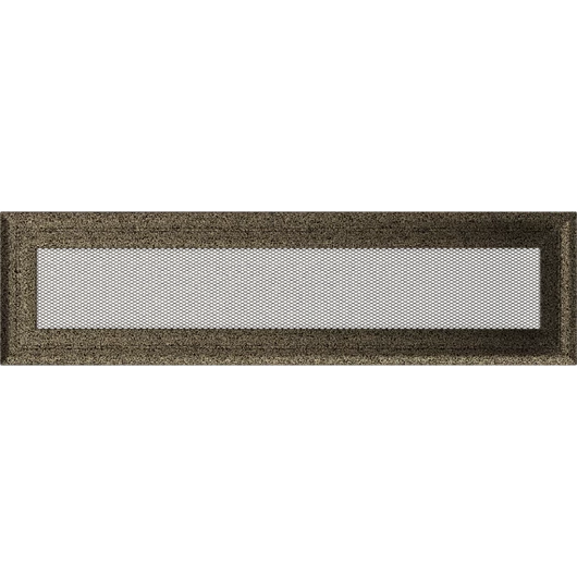 OSKAR SZELLŐZŐRÁCS FEKETE-ARANY 11X42cm