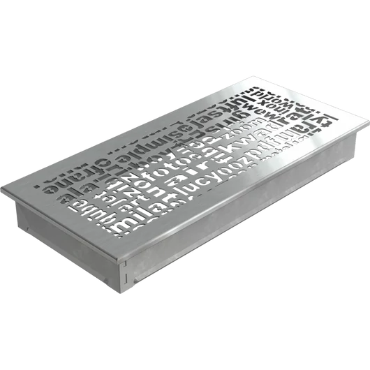 ABC SZELLŐZŐRÁCS INOX 17x37cm