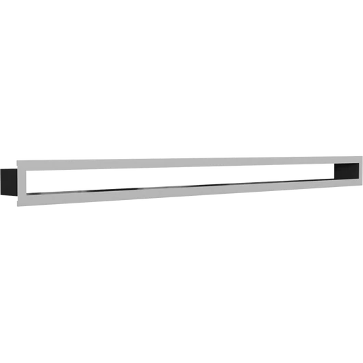 MINIMAL INOX KANDALLÓ SZELLŐZŐRÁCS 6x100cm /HÁTFAL NÉLKÜL/