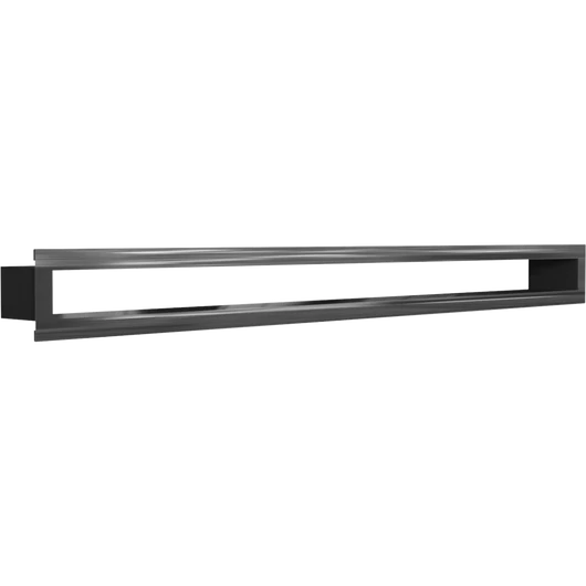 MINIMAL INOX KANDALLÓ SZELLŐZŐRÁCS 6x80cm /HÁTFAL NÉLKÜL/