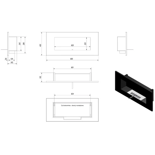 DELTA2 BIOKANDALLÓ KOCKA FEKETE TÜV