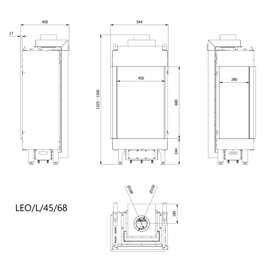 LEO 45/68 BALOS GÁZKANDALLÓ