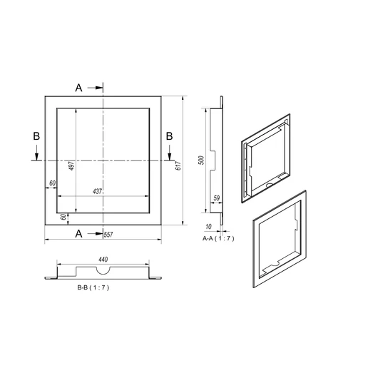 DECO KERET FS8N AJTÓHOZ