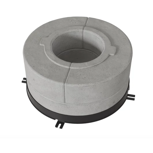 HŐTÁROLÓ BETON GYŰRŰ REN/M KÁLYHÁKHOZ 4DB 2 RÉTEGŰ 150Ø
