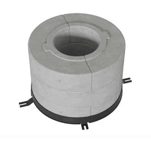 HŐTÁROLÓ BETON GYŰRŰ BJORN/W KÁLYHÁKHOZ 6DB 3 RÉTEGŰ 150Ø