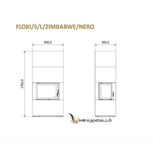 KRATKI FLOKI BOX ZIMBABWE NERO BALOS